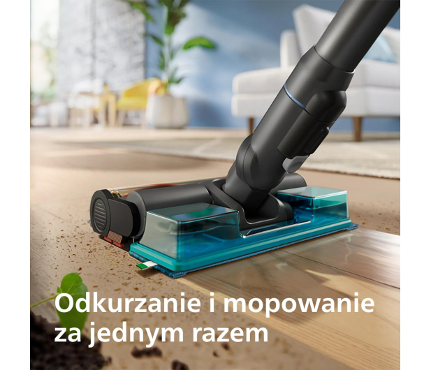 Philips XC7163/01 Odkurzacz pionowy Aqua Pet, niebieski - 1486259 - zdjęcie 4